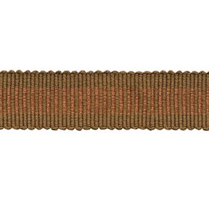 glitter trim in copper shiney metallic lurex braid, a decorative interior trimming glitter striped trim - copper