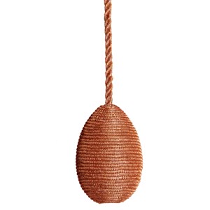 glitter egg window blind pull in glamorous shimmering copper lurex glitter egg blind pull - copper