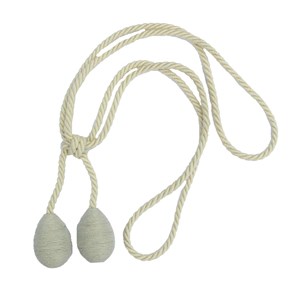 silver glitter egg curtain tieback glitter tiebacks - silver