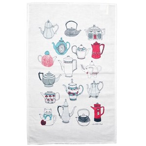 always warm the tea pot tea towel