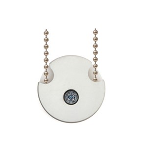 child safety cord trap in silver anodised strong metal for blinds, curtains, romans halo cord safety device - silver anodised