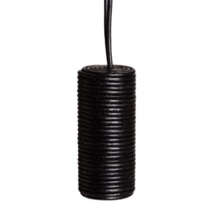 black leather cylinder wrapped roller blind pull for luxury and sophistication leather cylinder blind pull - black