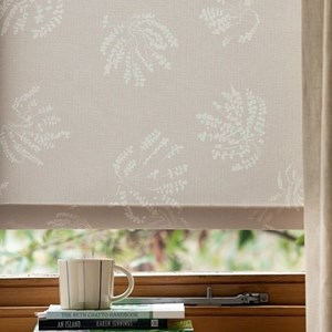 maidens hair pink roller blind fabric print Maiden's Hair - pink