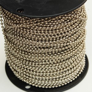 rollease nickel-plated steel bead chain for blinds Rollease Acmeda nickel-plated chain no. 10