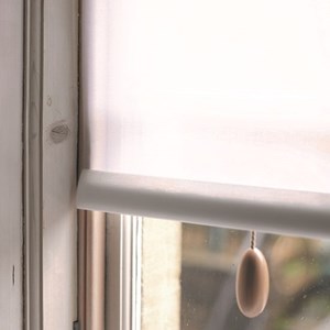 white nimbus sheer voile window roller blind fabric nimbus - white