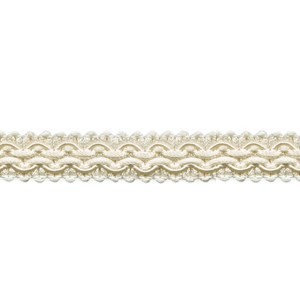 regency braid in ivory is a traditional decorative patterned trimming regency braid - ivory
