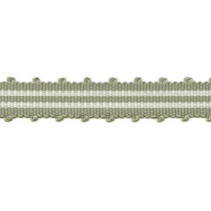 seagrass colourway in tenby braid, a simple modern stripped trimming for interiors tenby striped trim - seagrass