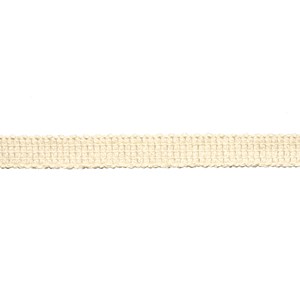 uno braid in pampas cream colourway, a cotton decorative trimming with a flat minimalist look uno braid - pampas cream