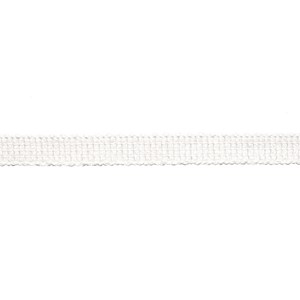 uno braid in snow white colourway, a cotton decorative trimming with a flat minimalist look uno braid - snow white