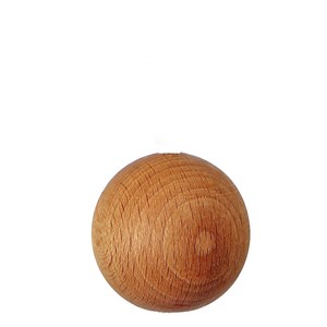 natural ball roman blind pull in stained beech wood wooden ball roman blind pull -  natural
