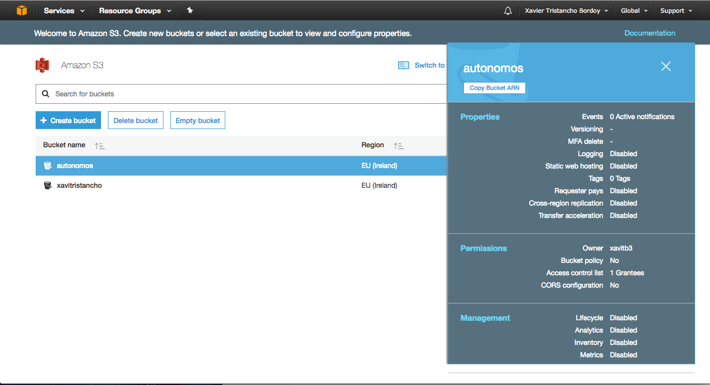 amazon s3 bucket arn
