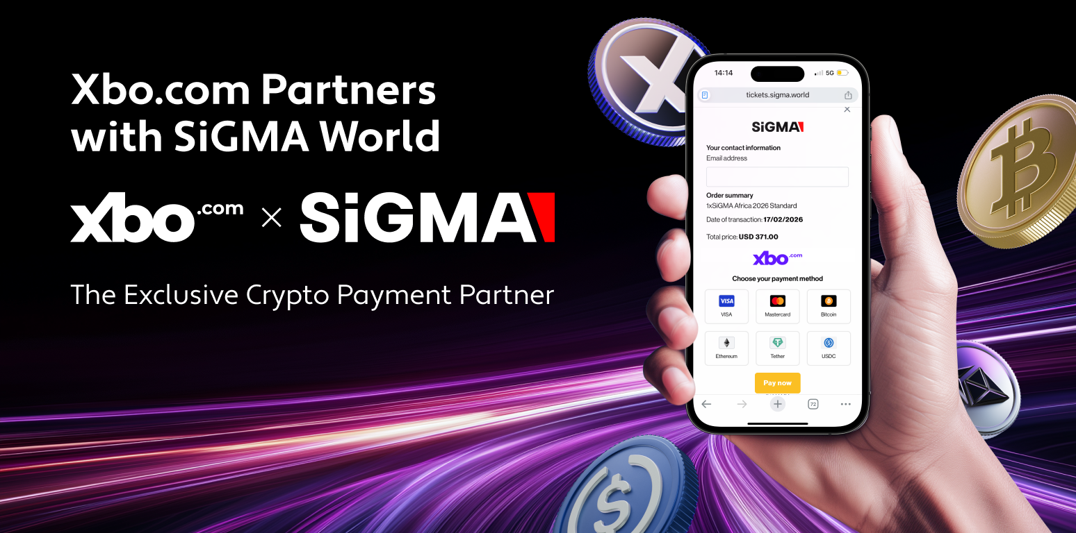 XBO.com Is The Official Exclusive Crypto Payment Partner of SiGMA World Summit...