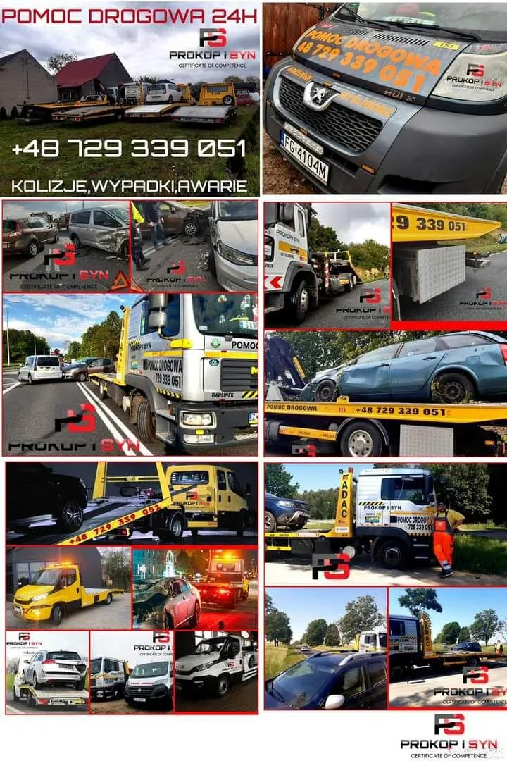 zdjęcie przedstawiające POMOC DROGOWA PROKOP I SYN