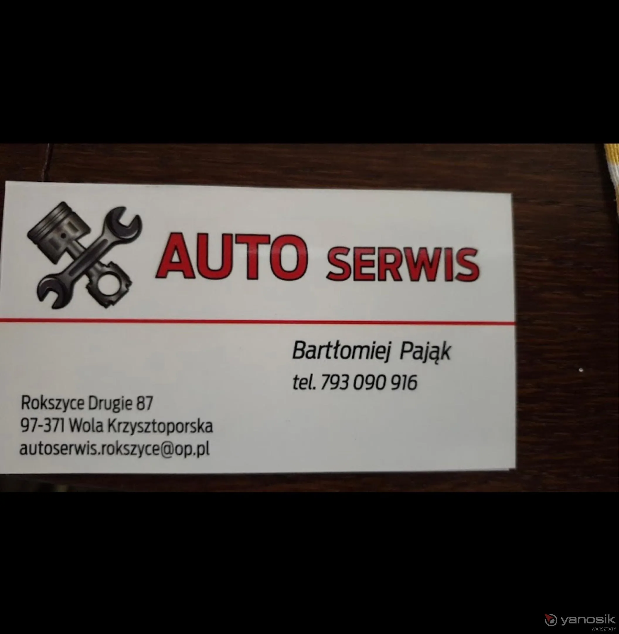 zdjęcie przedstawiające  AUTO SERWIS WULKANIZACJA 