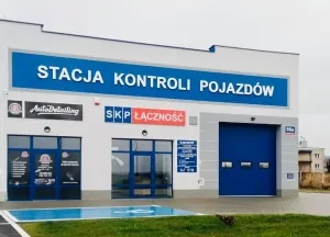 zdjęcie przedstawiające Stacja Kontroli Pojazdów SKP Łączność