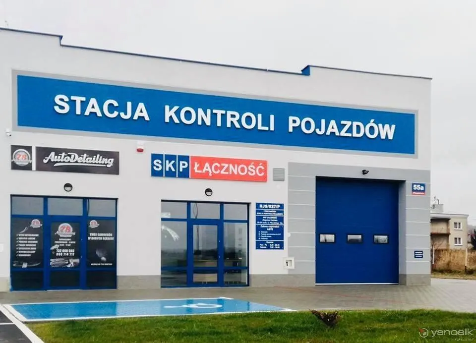 zdjęcie przedstawiające Stacja Kontroli Pojazdów SKP Łączność