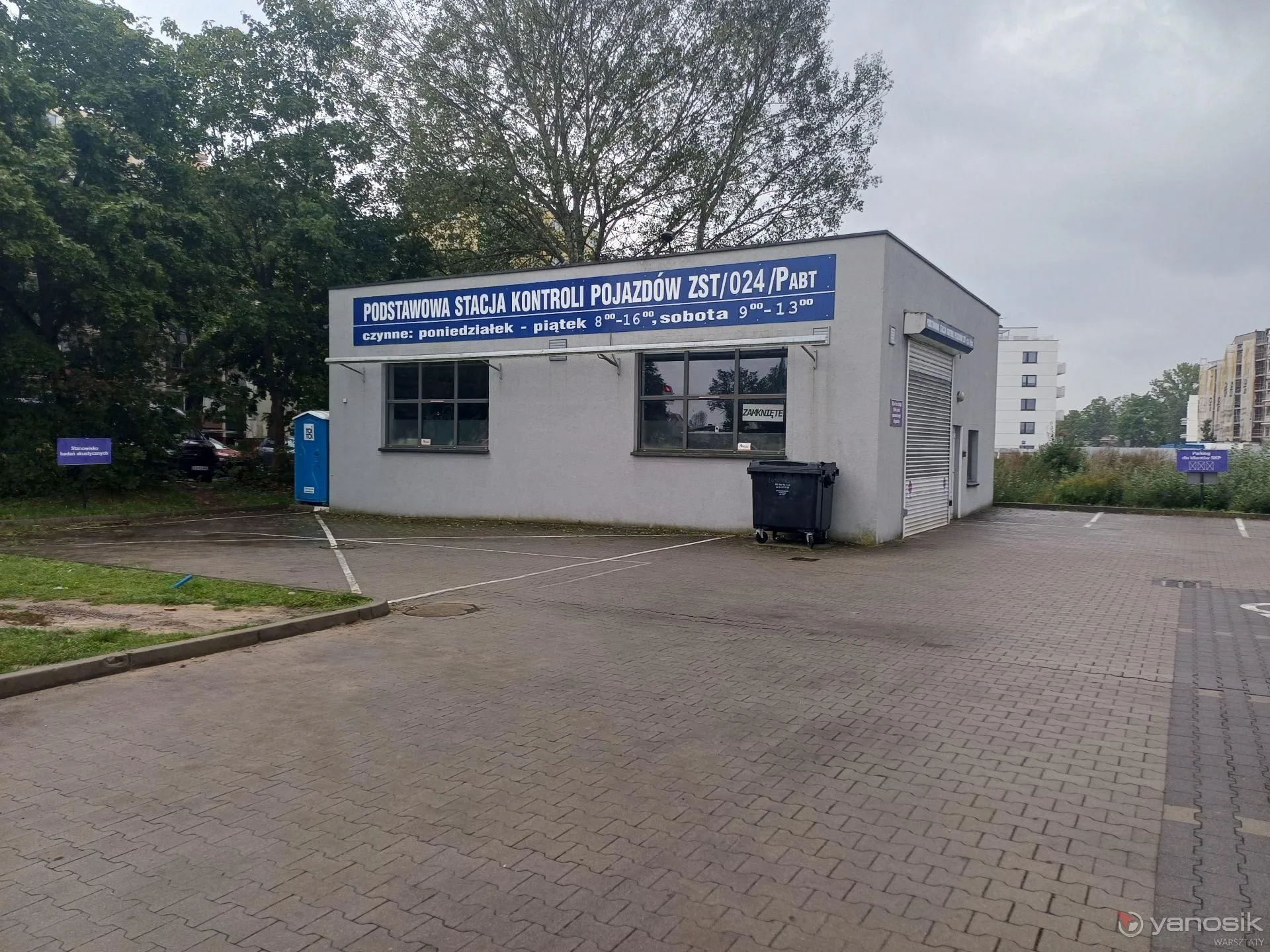 zdjęcie przedstawiające Podstawowa Stacja Kontroli Pojazdów ZST/024/P