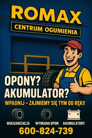 zdjęcie przedstawiające ROMAX Centrum Ogumienia