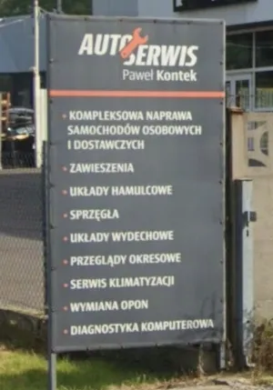 zdjęcie przedstawiające AUTO SERWIS PAWEŁ KONTEK