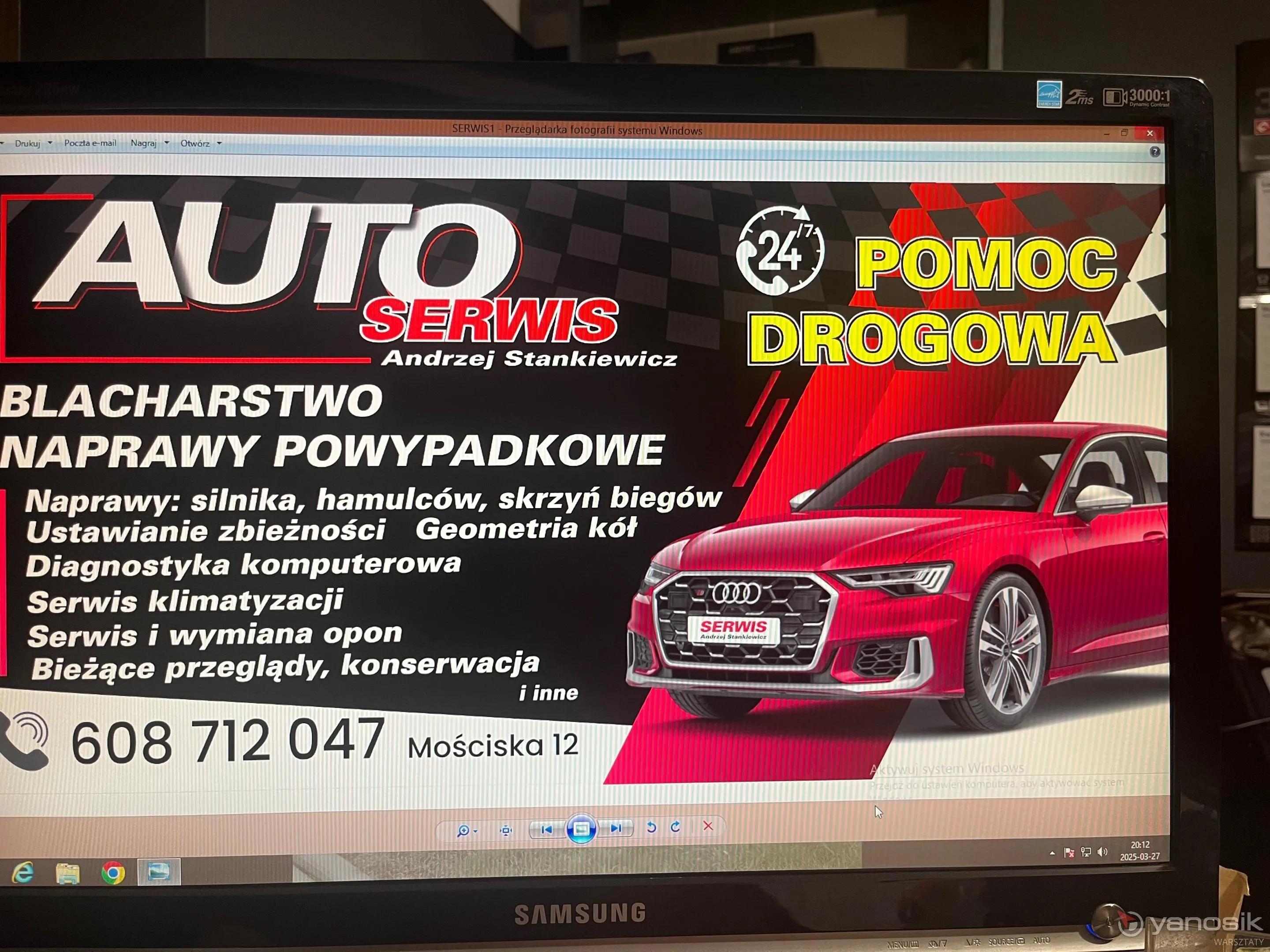 zdjęcie przedstawiające Mechanika Blacharstwo i Lakiernictwo Pojazdowe Andrzej Stankiewicz