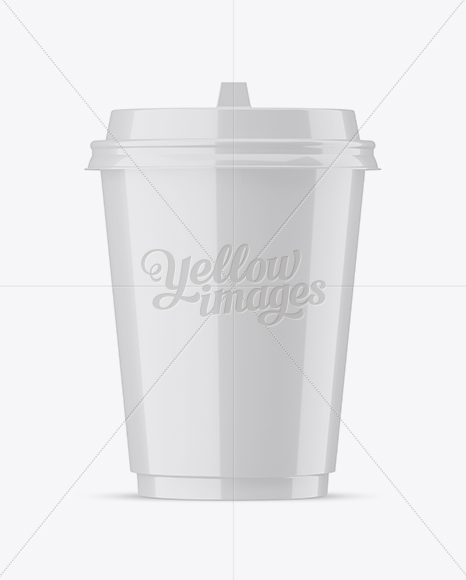 Glossy Coffee Cup Mockup PSD #3