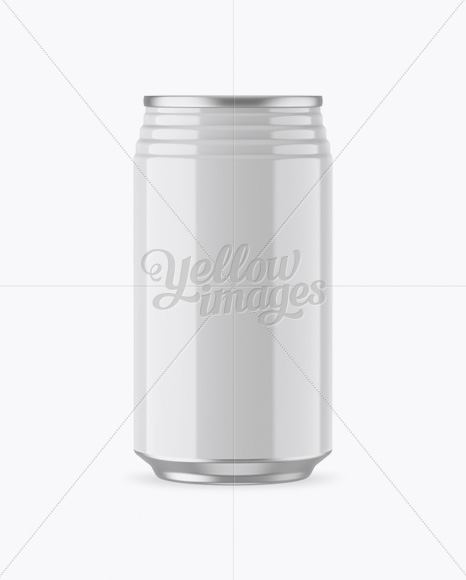 Free 330ml Glossy Aluminium Can Mockup PSD Mockups