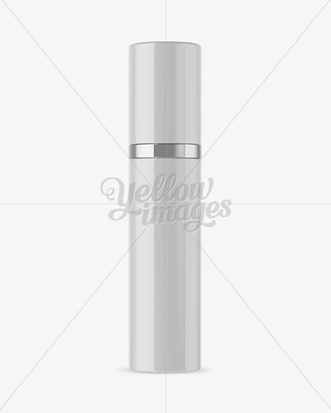 Glossy Spray Bottle Mockup