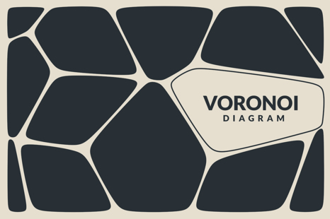 Voronoi Diagram Vector Backgrounds