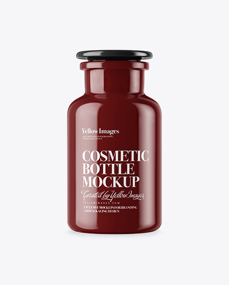 Download Glossy Cosmetic Bottle Mockup Object Mockups