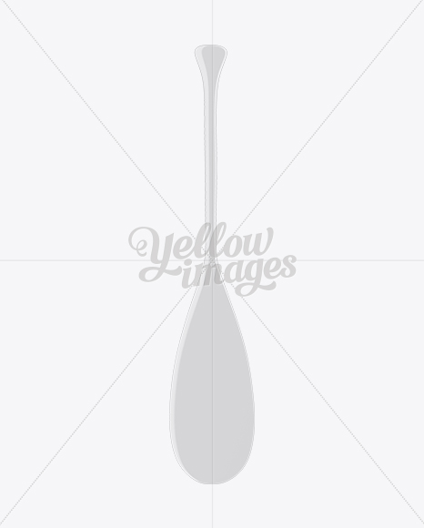 Glossy Small Canoe Paddle Mockup   Front View PSD #3