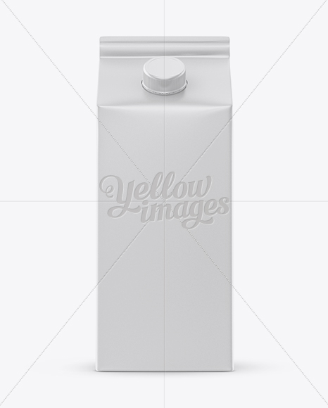 Carton Package With Plastic Cap Mockup   Front View PSD #3