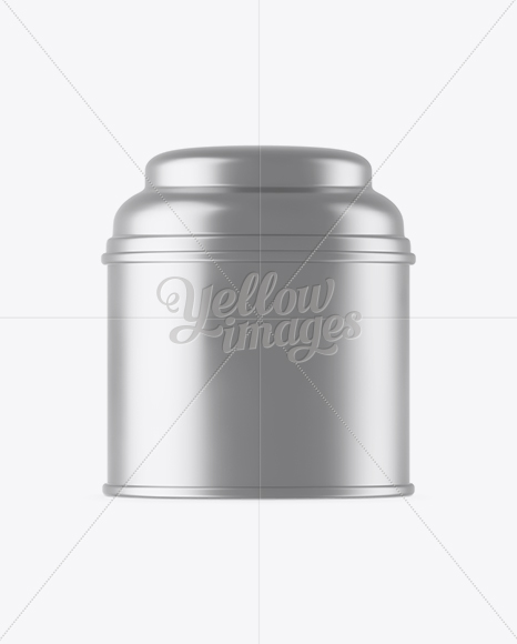 Download Metallic Storage Jar Mockup PSD