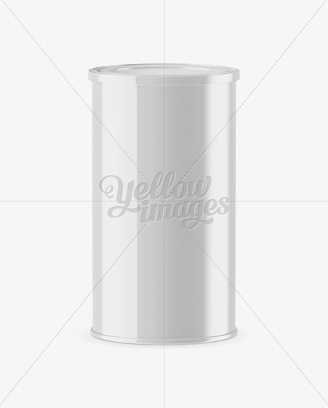 Glossy Powder Can Mockup PSD #3