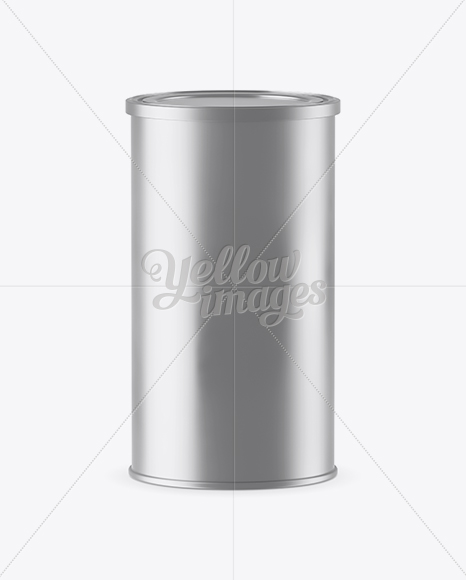 Free Metallic Powder Can Mockup PSD Mockups