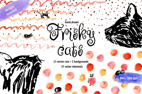 Frisky cats