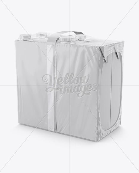 Pack With 4 Carton Packages Mockup PSD #3