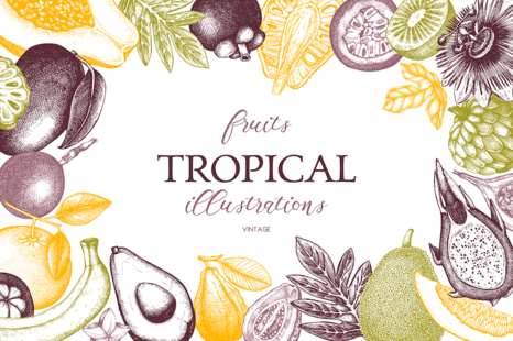 Tropical Fruits Collection