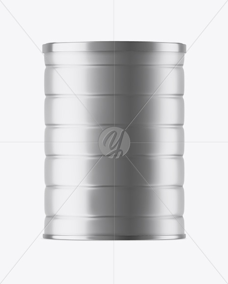 Free Matte Metallic Tin Can Mockup PSD Mockups