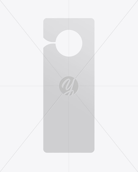 Door Hanger Mockup PSD #3
