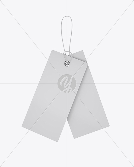 Two Paper Labels With Rope Mockup PSD #3