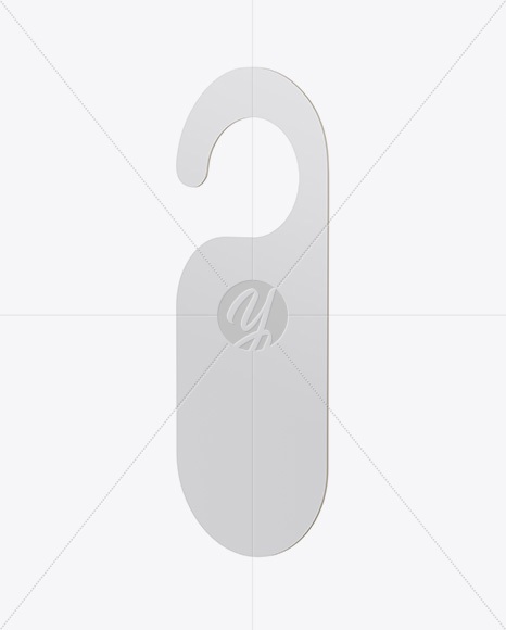 Door Hanger Mockup   Half Side View PSD #3