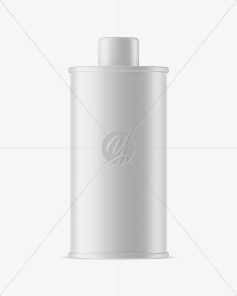 Free Matte Olive Oil Tin Can w/ Cap Mockup PSD Mockups