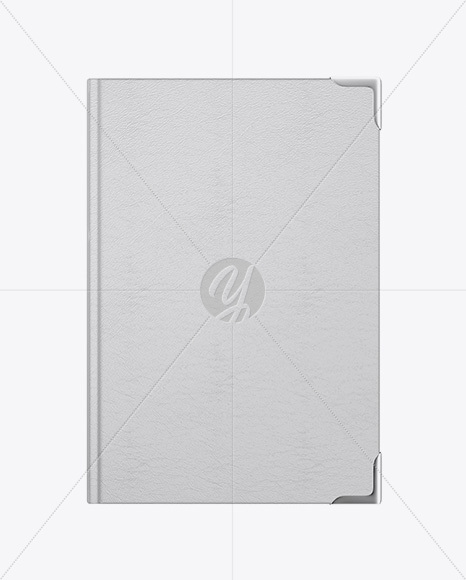 Book W  Leather Cover Mockup   Top View PSD #3