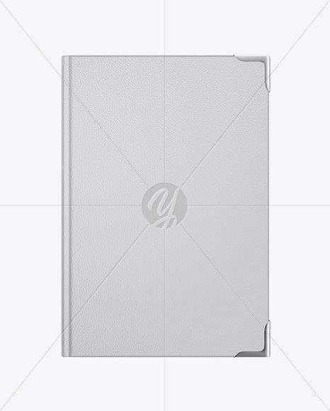 Book W  Leather Cover Mockup   Top View PSD #3