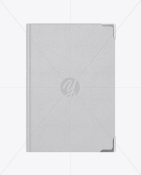 Book W  Leather Cover Mockup   Top View PSD #3