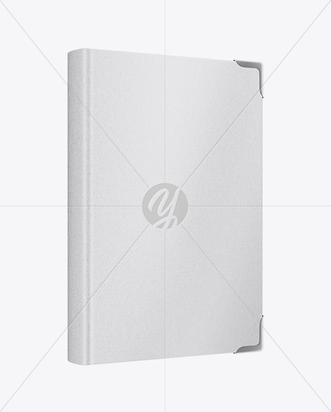 Book W  Fabric Cover Mockup   Half Side View PSD #3