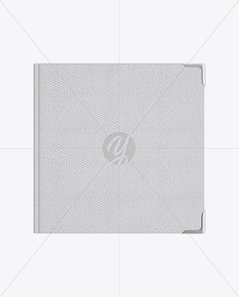 Book W  Leather Cover Mockup   Top View PSD #3