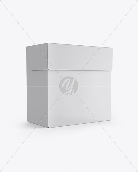 Paper Box Mockup   Half Side View PSD #3