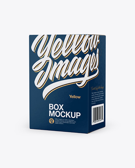 Download Box Mockup - Half Side View - Kraft Paper Box Mockup ... Yellowimages Mockups