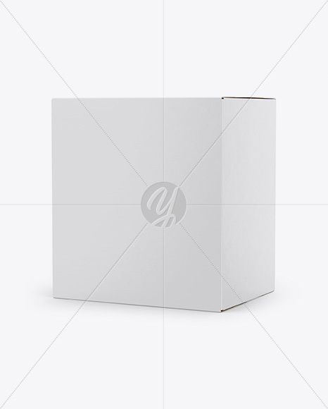 Box Mockup   Half Side View PSD #3